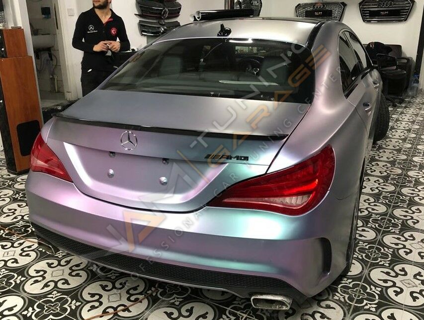 MERCEDES W117 CLA SERISI IÇIN UYUMLU AMG ARKA TAMPON&EGZOZ