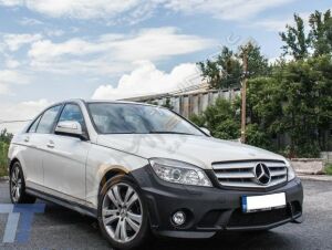 MERCEDES W204 2007-2011 IÇIN UYUMLU C63 ÖN TAMPON (MAKYAJSIZ)