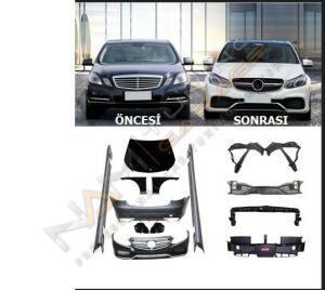 MERCEDES W212 IÇIN UYUMLU MAKYAJLI E63E ÇEVIRME FACELIFT BODY KIT