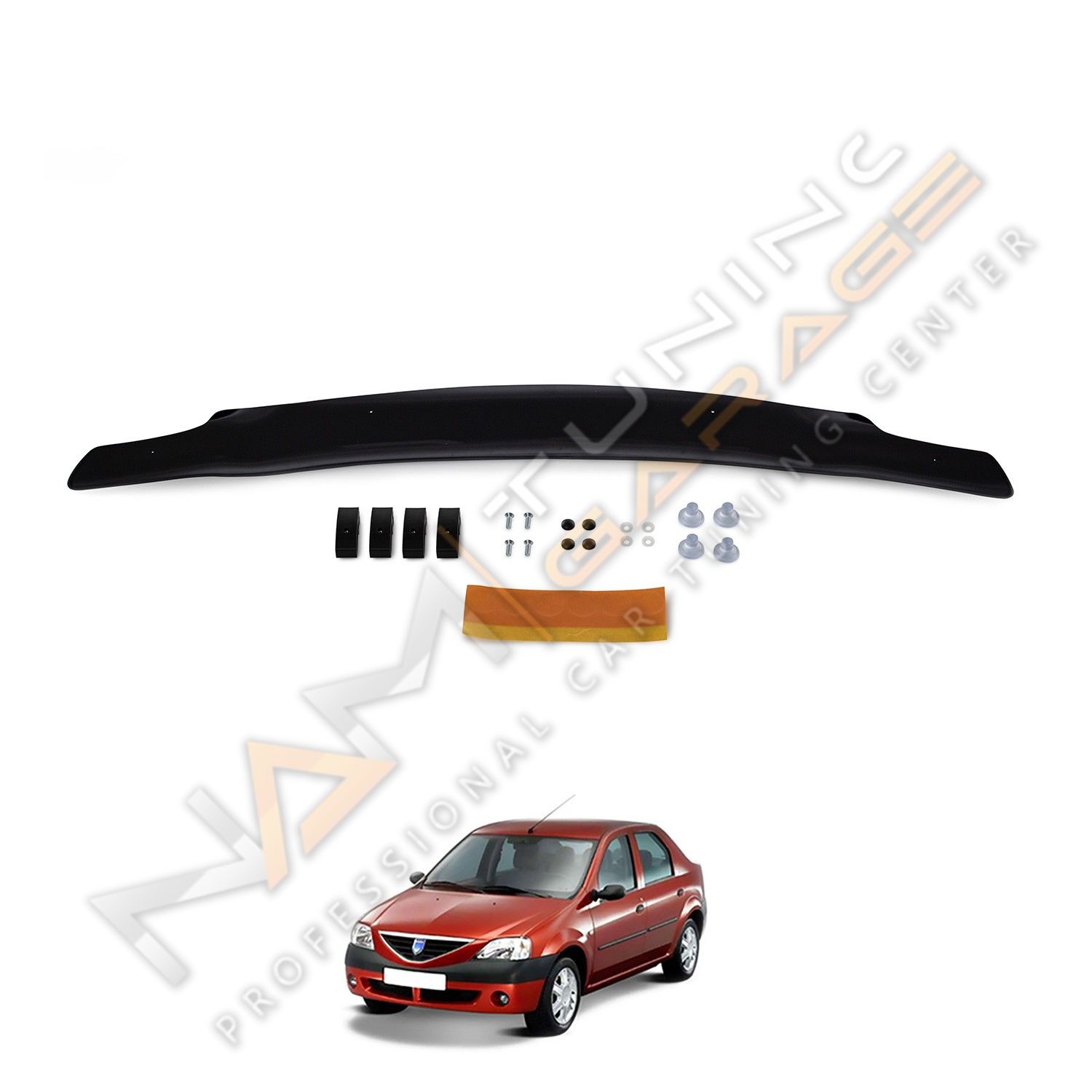 Dacia Logan Kaput Rüzgarlığı 2004-2012 arası Piano Black