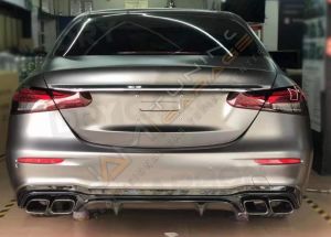 MERCEDES W213 2021- AMG E63 DİFÜZÖR + EGZOZ UCU