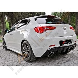 Alfa Romeo Giulietta Difüzör Sağ Sol Çift Çıkış (Plastik)