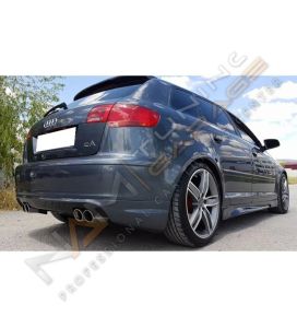 Audi A3 8P Arka Tampon Ek (Plastik) 2 Kapı 2006-2012