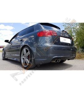 Audi A3 8P Arka Tampon Ek (Plastik) 2 Kapı 2006-2012