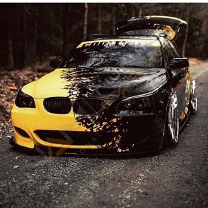 Bmw E60 M5 Ön Lip (Plastik) PARLAK SİYAH