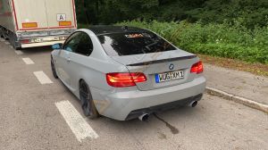 Bmw E92 2007 - 2012 M Performance Difüzör (Plastik) Piano Black