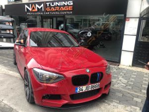Bmw F20 Ön Lip (Plastik) Piano Black 2011-2014