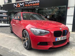 Bmw F20 Ön Lip (Plastik) Piano Black 2011-2014