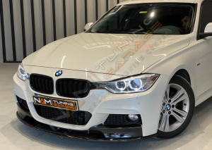 Bmw F30 M-Technic Ön Lip (Plastik) Piano Black 2012-2018