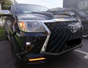 HILUX VIGO (2012-2015) IÇIN UYUMLU LEXUS ÖN TAMPON+PANJUR