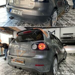 Golf 5 R32 Arka Ek Difüzör İthal Plastik