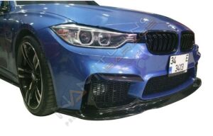 Bmw F30 M3 Ön Lip (Plastik) Piano Black GENİŞ TİP