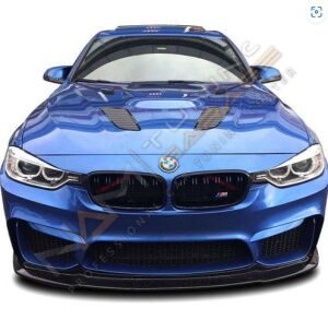 Bmw F30 M3 Ön Lip (Plastik) Piano Black GENİŞ TİP