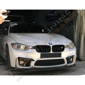 BMW F30 - F80 M3 Ön Lip (Plastik) Piano Black