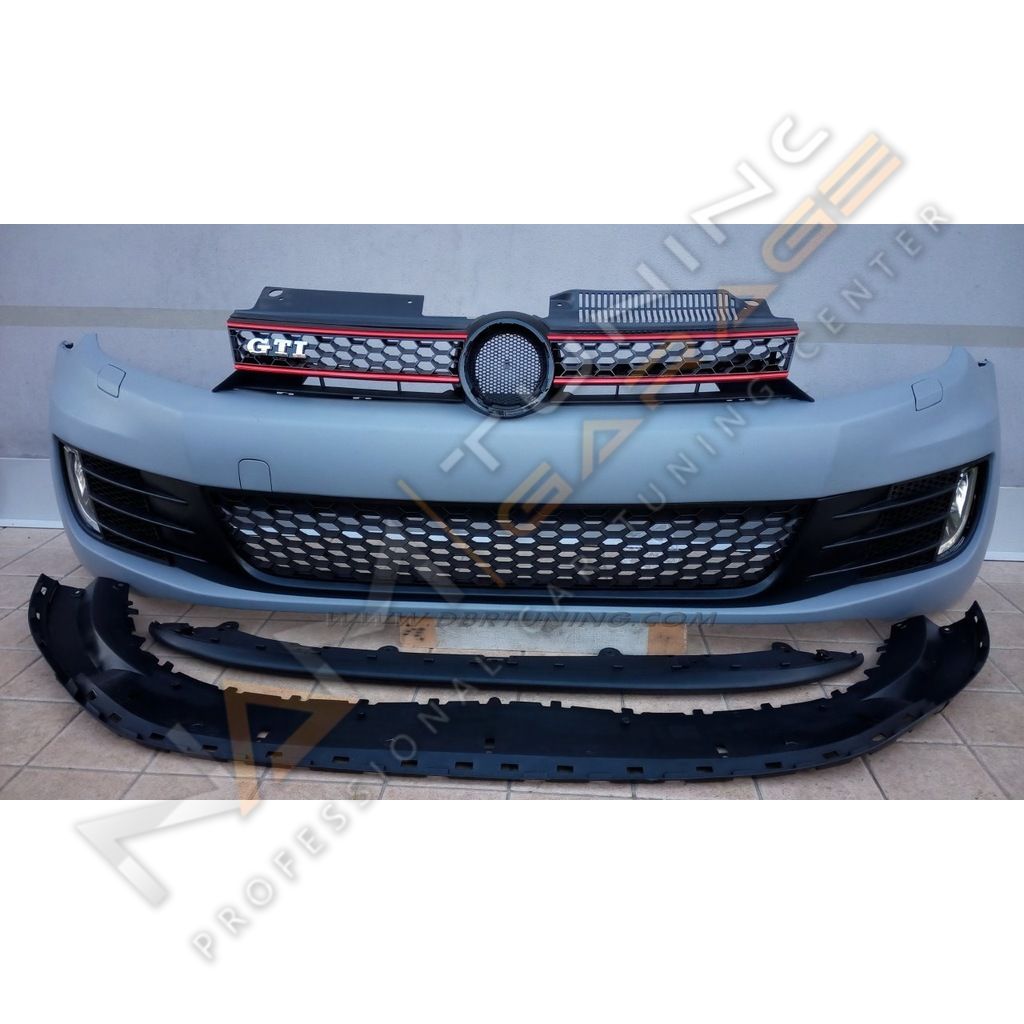 GOLF 6 MK6 2009-2012 IÇIN UYUMLU ÖN TAMPON + PANJUR GTI