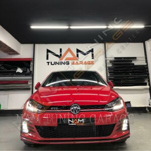 GOLF 7,5 2017-2020 IÇIN UYUMLU GTI ÖN TAMPON VE PANJUR SETI