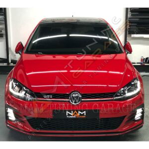 GOLF 7,5 2017-2020 IÇIN UYUMLU GTI ÖN TAMPON VE PANJUR SETI