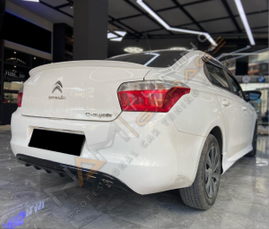 Citreon C-Elysee Arka Difüzör Celysee Arka Tampon Eki Parlak Siyah 2013+