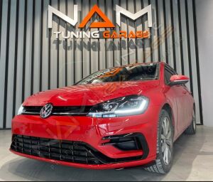 GOLF 7.5 IÇIN UYUMLU R ÖN TAMPON + PANJUR