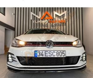 GOLF 7 İÇİN GOLF 7,5 GTİ ÖN TAMPON  PANJUR SETİ