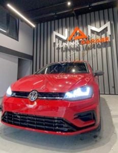Golf 7 için Golf 7.5 R Görünüm Ön Tampon Panjur Seti