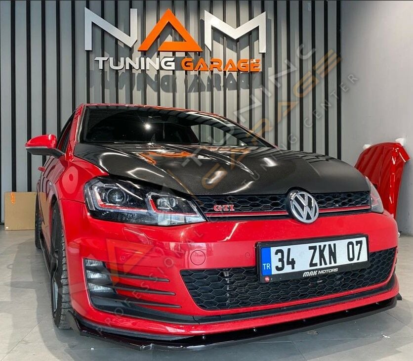 GOLF 7 2013-2017 IÇIN UYUMLU GTI ÖN TAMPON VE PANJUR SETI