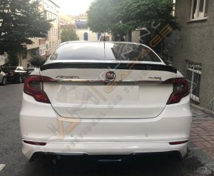 Fiat Egea Spoyler Spoiler (Plastik) Parlak Siyah