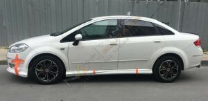 Fiat Linea Yan Marşpiyel (Plastik) Boyasız
