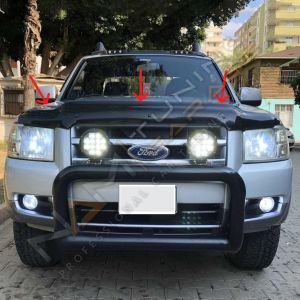 Ford Ranger Kaput Rüzgarlığı 2007-2009 Piano Black