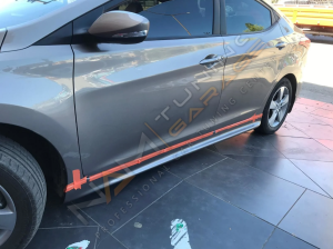 Hyundai Elantra Marşpiyel Yan Ek 2011-2015 arası