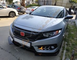 CIVIC FC5 2016-2020 IÇIN UYUMLU ÖN LIP 3 PARÇA