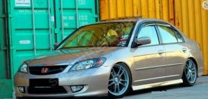 Honda Civic Vtec 2 Yan Ek Marşpiyel (Plastik)