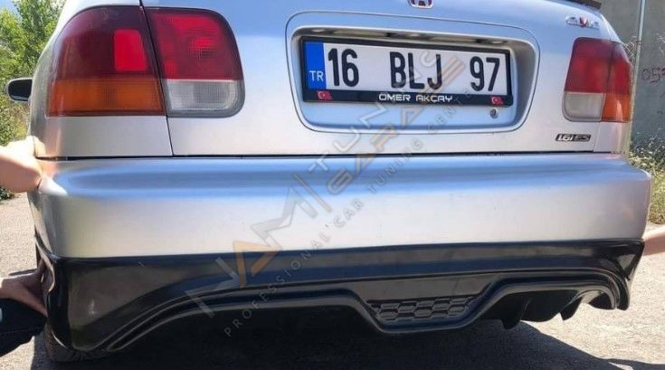 Honda Civic Vtec Makyajlı Custom Arka Ek (Plastik)