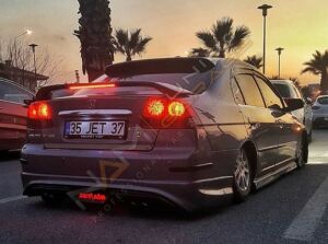 Honda Civic Vtec2 Makyajsız Custom Arka Ek (Plastik) Boyasız