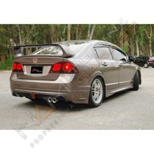 Honda Civic Fd6 Mugen RR Arka Ek (Plastik) Sağdan Çift Çıkışlı