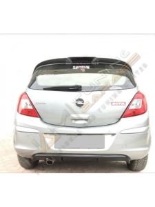 Opel Corsa D Style Difüzör Parlak Siyah 2011-2014 Sol Tekli Çıkış