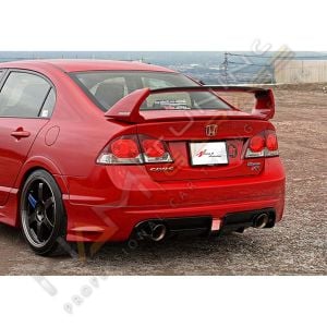 Honda Civic Fd6 Mugen RR Arka Ek (Plastik) Boyasız Sağ Sol Tekli Çıkış