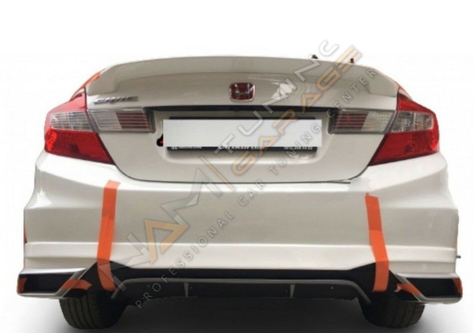 Honda Civic FB7 Egzoz Görünümlü Difüzör (Plastik) Boyasız