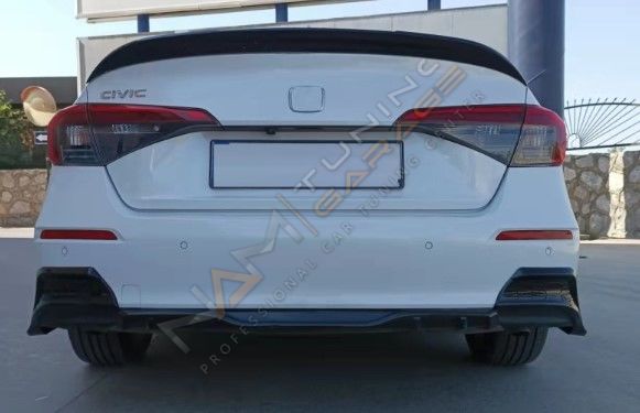 CIVIC FE1 2022 IÇIN UYUMLU ARKA FLAP TAKIMI - PIANO BLACK