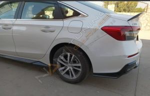 CIVIC FE1 2022 IÇIN UYUMLU ARKA FLAP TAKIMI - PIANO BLACK