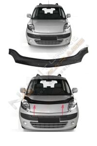 Renault Kangoo Kaput Rüzgarlığı 2008-2012 arası Parlak Siyah