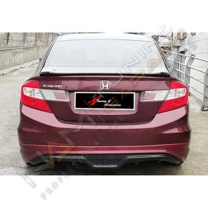 Honda Civic Fb7 Modulo Custom Arka Ek Plastik 2012-2016