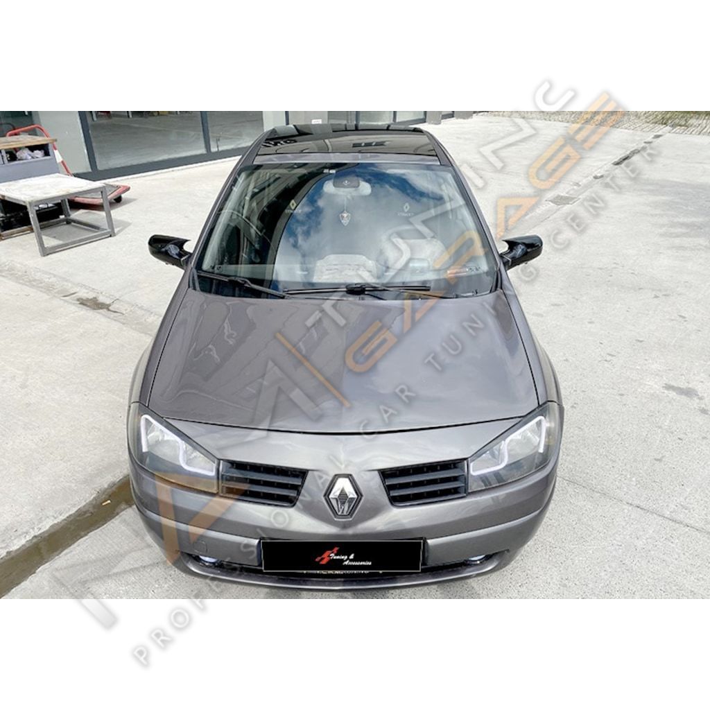 Megane 2 Batman Yarasa Ayna Kapağı Piano Black / 2002-2009