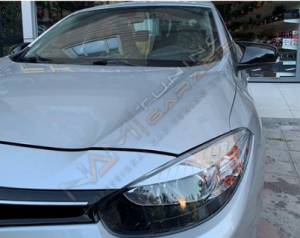 Renault Fluence Batman Yarasa Ayna Kapağı Piano Black / 2009-2016