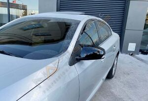 Renault Fluence Batman Yarasa Ayna Kapağı Piano Black / 2009-2016