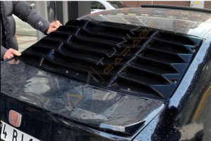 Honda Civic Fb7 Arka Cam Vizörü (Plastik) Piano Black