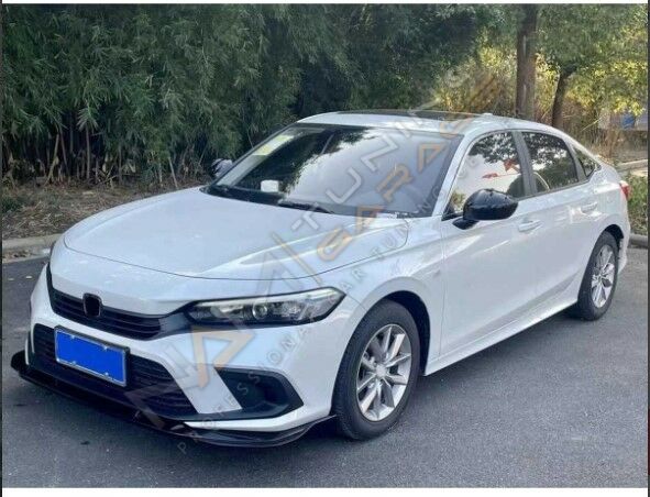 Honda Civic FE Ön Lip 3 Parça (Plastik) Piano Black 2022+
