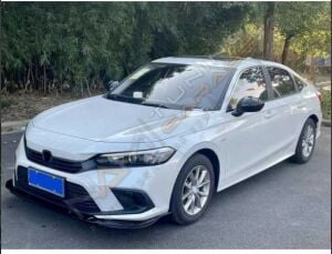 Honda Civic FE Ön Lip 3 Parça (Plastik) Piano Black 2022+