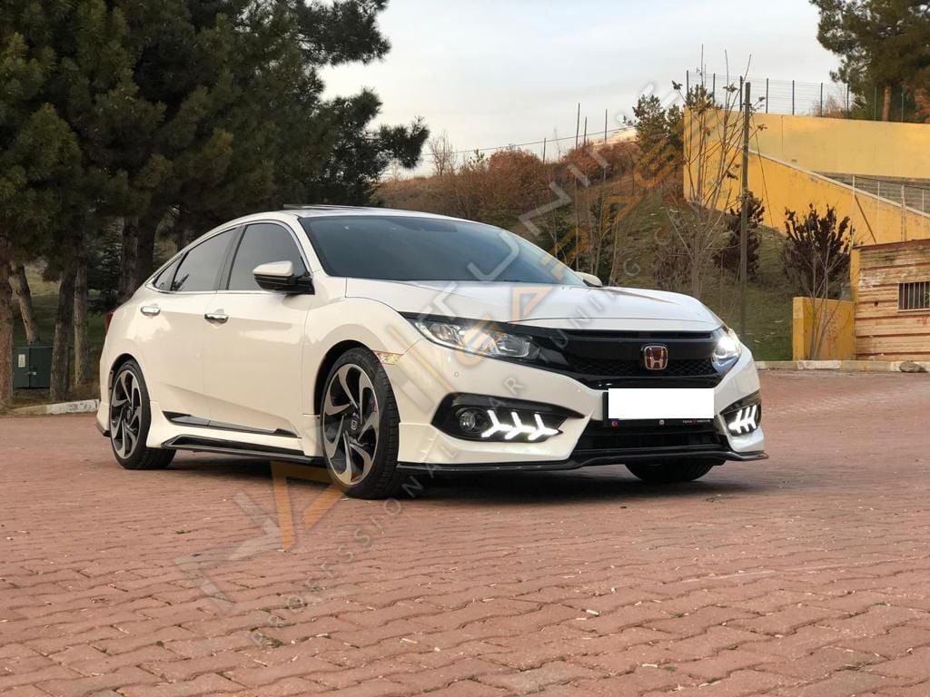 Honda Civic Fc5 Mugen Ön Ek (Plastik) Boyasız