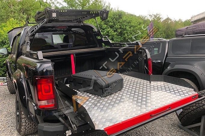 Toyota Hilux Sürgülü Kasa İçi Çekmece Kasa Sürgüsü AQM-S60